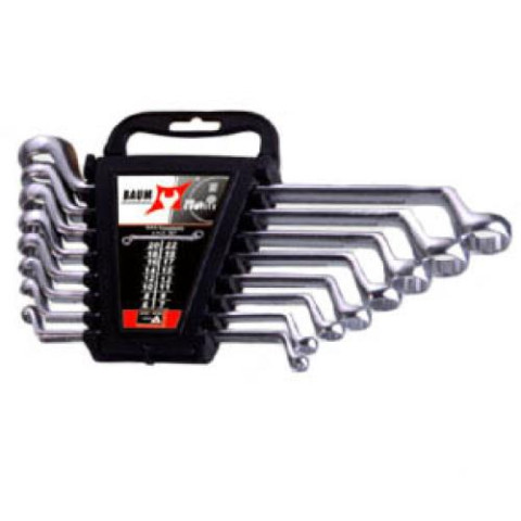 Набор ключей накидных отогнутых на 75° в пластиковом держателе 8 пр. (6-22 мм) (код 20-8MP)