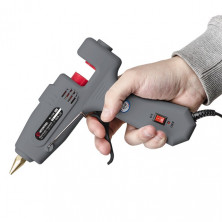 Пистолет клеевой 80(245)Вт, 230В, 215-230°C под стержни 10.8-11.5мм, 13-30 г/мин., выключатель. INTERTOOL RT-1104