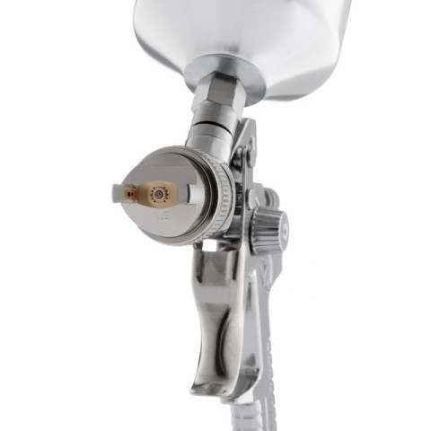 Краскопульт пневматический HVLP, верхний металлический бачок INTERTOOL PT-0107