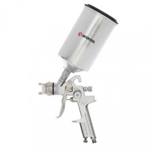 Краскопульт пневматический HVLP, верхний металлический бачок INTERTOOL PT-0107