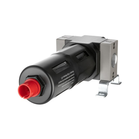 Фильтр для очистки воздуха 3/4", 5мкм, 1900 л/мин, металл, профессиональный INTERTOOL PT-1414