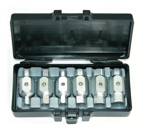 Набор для откручивания сливных пробок 6 пр. (код 5061)