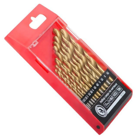 Набор сверл по металлу HSS INTERTOOL SD-0013