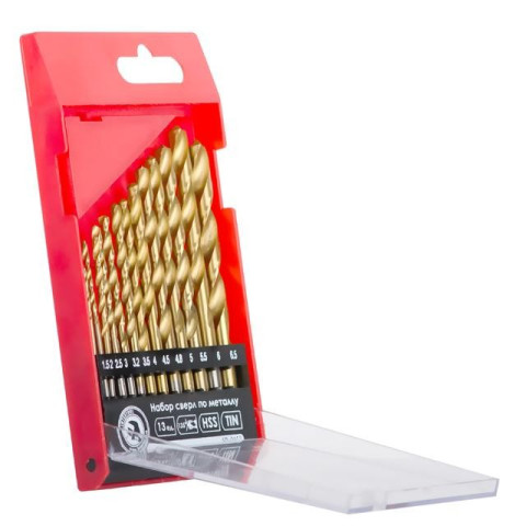 Набор сверл по металлу HSS INTERTOOL SD-0013
