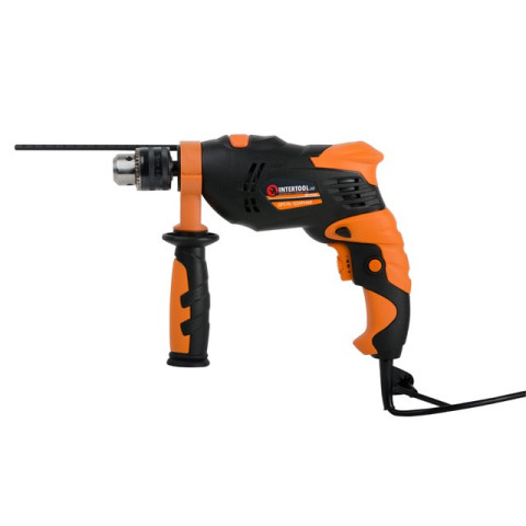 Дрель ударная 600Вт, 0-3000об/мин,1.5-13мм INTERTOOL WT-0106