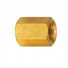 Фитинг латунный (внутренняя резьба - внутренняя резьба) 1/2" (f) х 1/2" (f)