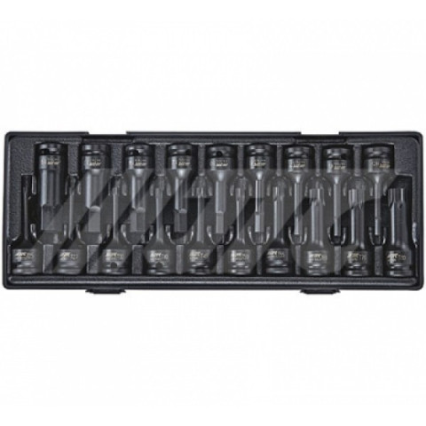 Набор головок ударных 1/2" TORX, HEX, 78мм 19ед.