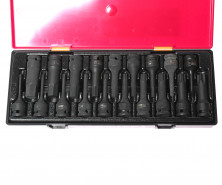 Набор головок ударных 1/2" TORX, HEX, 78мм 19ед.