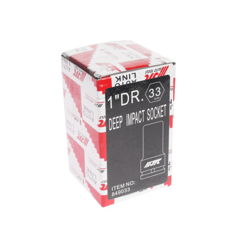 Головка ударная глубокая  33мм 6гр.1"