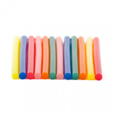 Комплект цветных клеевых стержней 11.2мм*200мм, 12шт INTERTOOL RT-1028