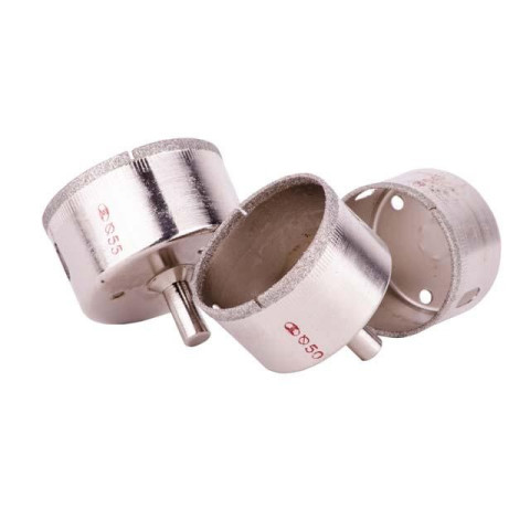 Сверло алмазное трубчатое по стеклу и керамике 55 мм INTERTOOL SD-0370