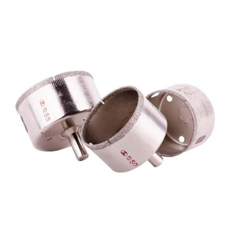 Сверло алмазное трубчатое по стеклу и керамике 55 мм INTERTOOL SD-0370