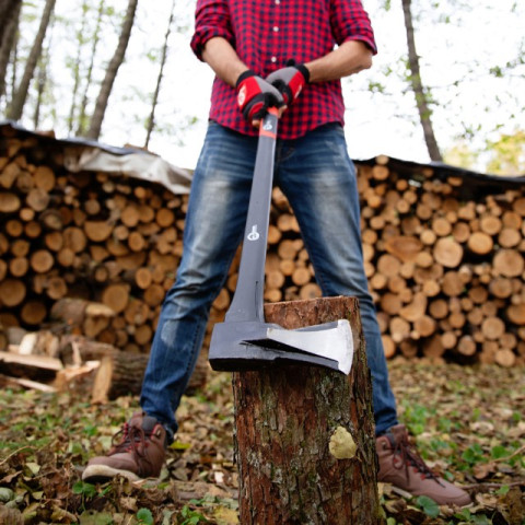 Колун 2200г ручка из фибергласса INTERTOOL HT-0275