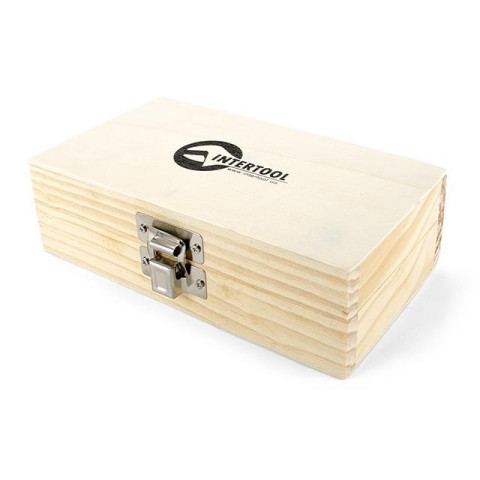 Набор фрез по дереву в деревянном кейсе INTERTOOL HT-0072