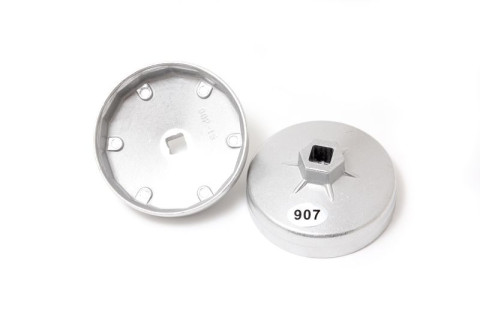 Съемник масляного фильтра "крышка" 74мм х 8гр, в блистере Forsage F-10687408