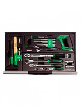 Ящик с набором инструментов для автосервиса TOPTUL (Pro-Line) 3 секции 104 ед. GCAZ0013