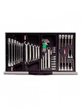 Ящик с набором инструментов для автосервиса TOPTUL (Pro-Line) 3 секции 104 ед. GCAZ0013