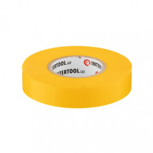 Лента изоляционная 0.15мм*17мм*25м желтая INTERTOOL IT-0062