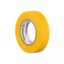 Лента изоляционная 0.15мм*17мм*15м желтая INTERTOOL IT-0042