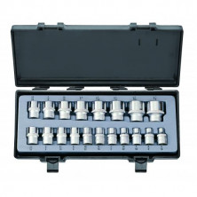 1/2" Набор головок 12-гранный 19 пр. (5/16"-1-1/4") (код 4194-9)