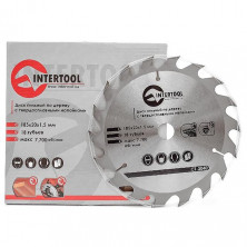 Диск пильный по дереву с твердосплавными напайками INTERTOOL CT-3040