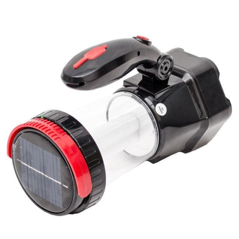 Фонарь аккумуляторный 1LED 1W + 12 LED INTERTOOL LB-0111