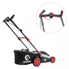 Газонокосилка электрическая 1800Вт, 230В, 3200об/мин, ширина захвата 400мм, высота среза 25-75мм, контейнер 40 литров INTERTOOL DT-2265