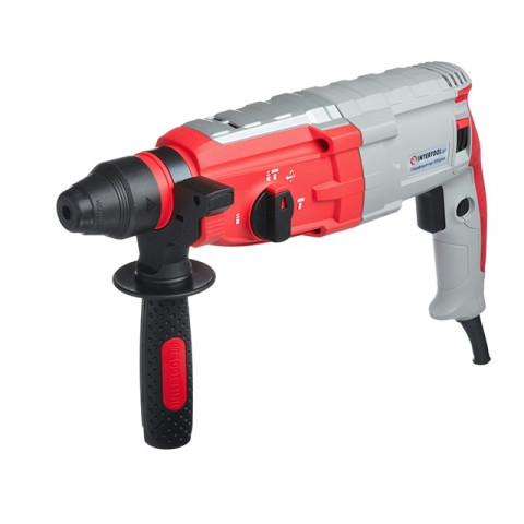 Перфоратор 1000 Вт, 3.5 Дж, 0-1300 об/мин, 0-5100 уд/мин, 3 режима, SDS plus INTERTOOL DT-0185