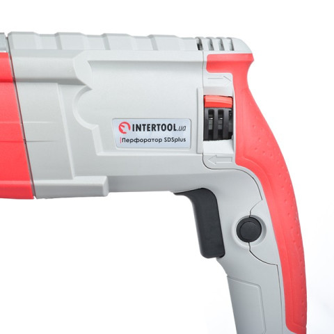 Перфоратор 1000 Вт, 3.5 Дж, 0-1300 об/мин, 0-5100 уд/мин, 3 режима, SDS plus INTERTOOL DT-0185