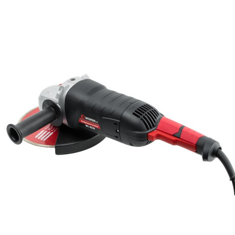 Шлифмашина угловая, 2400Вт, диаметр круга 230мм, 6300 об/мин, плавный пуск INTERTOOL WT-0228