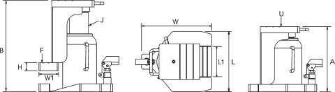 Домкрат двухуровневый, h=194-294мм (2,5т)