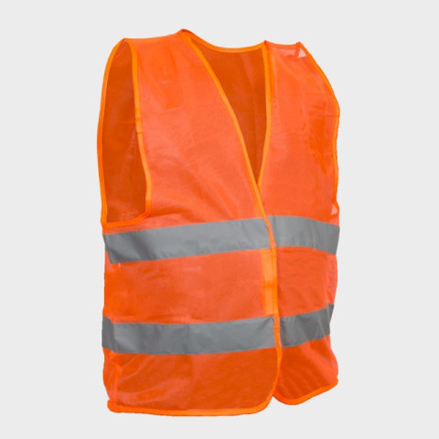 Жилет сигнальный оранжевый XL (60*70см), 100 гр/м2 INTERTOOL SP-2024