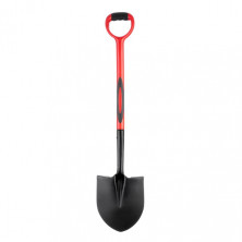 Лопата штыковая, ручка из фибергласса, 217х290х1050 мм INTERTOOL FT-2013