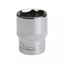 Головка шестигранная 1/2", 23мм*38мм, Cr-V INTERTOOL ET-0023
