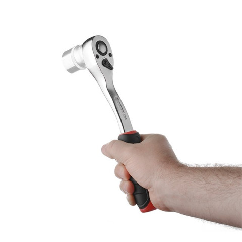 Рукоятка с храповым механизмом на 72 зуба 1/2"., Cr-V INTERTOOL ET-8003