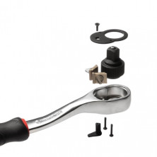 Рукоятка с храповым механизмом на 72 зуба 1/2"., Cr-V INTERTOOL ET-8003