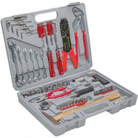 Набор инструмента с комплектом метизов и аксессуаров 100ед. [] INTERTOOL ET-5100