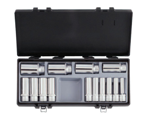 1/2" Набор головок 12-гранный глубоких 14 пр. (10-32 мм) (код 4143-9)