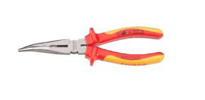 Длинногубцы диэлектрические изогнутые L=160 мм (код 6902160)