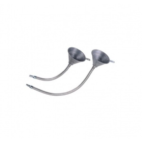 Воронка с гибким наконечником металическая 630мм