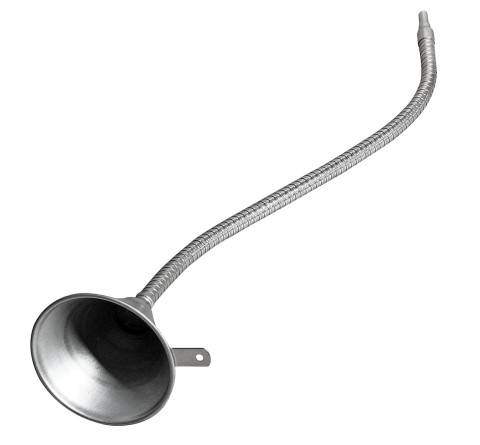 Воронка с гибким наконечником металическая 630мм