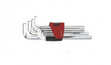 Набор ключей 6-гранных (HEX) Г-образных длинных 10 пр. (1.27-10 мм) (код 5102L)