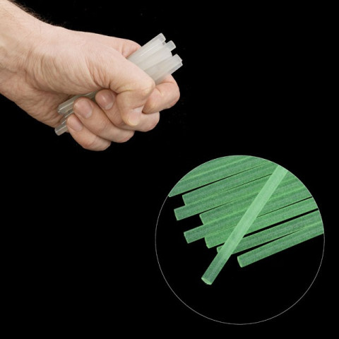 Комплект стрижнів клейових флуоресцентних 7,4 мм*100мм, 12 шт. INTERTOOL RT-1039