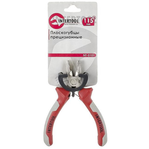Плоскогубцы прецизионные INTERTOOL NT-0101