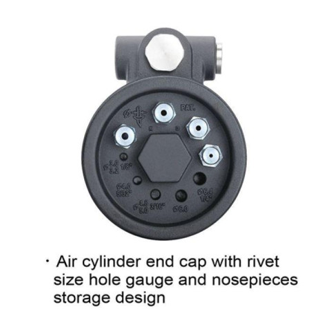Пневмогидравлический заклепочник для вытяжных заклепок TOPTUL 3.0-6.4 мм KARA0306