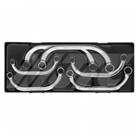 Набор ключей накидных 10-19мм, С-образных 6ед.