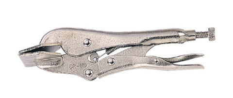 Клещи с фиксатором (плоские губки), L=250 мм (код 66101)