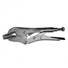 Клещи с фиксатором (плоские губки), L=250 мм (код 66101)