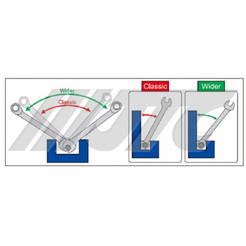 Ключ рожково-накидной (увеличенный угол) 13мм