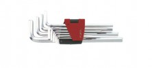 Набор ключей 6-гранных (HEX) Г-образных длинных 11 пр. (1.5-12 мм) (код 5116L)
